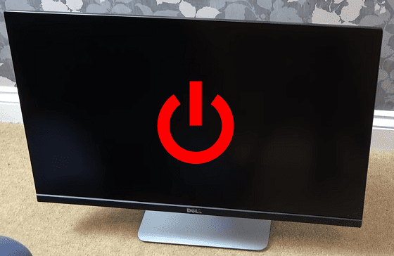 Dell monitor not turning on