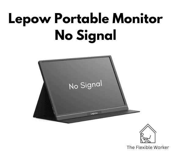 Lepow portable monitor no signal