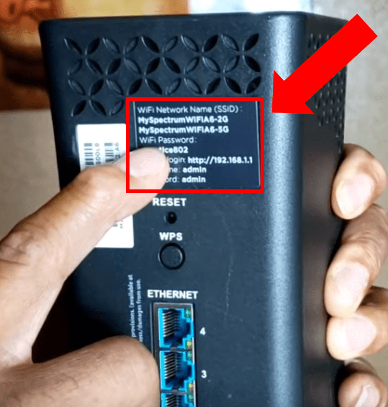 Spectrum router identifying label