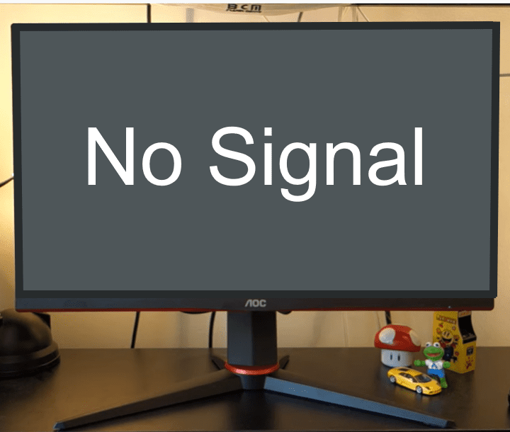 AOC monitor no signal