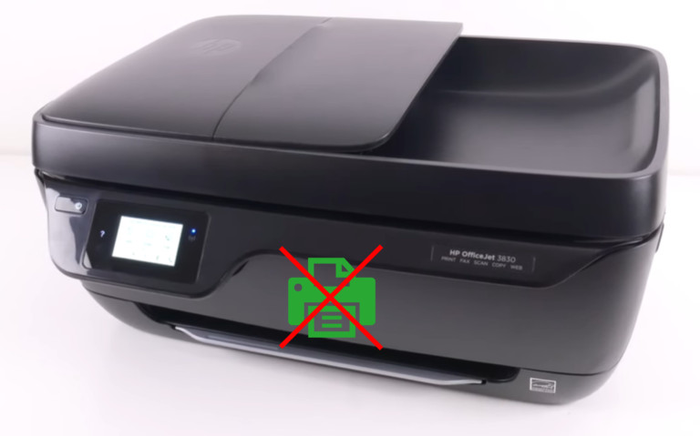 HP officejet 3830 not printing