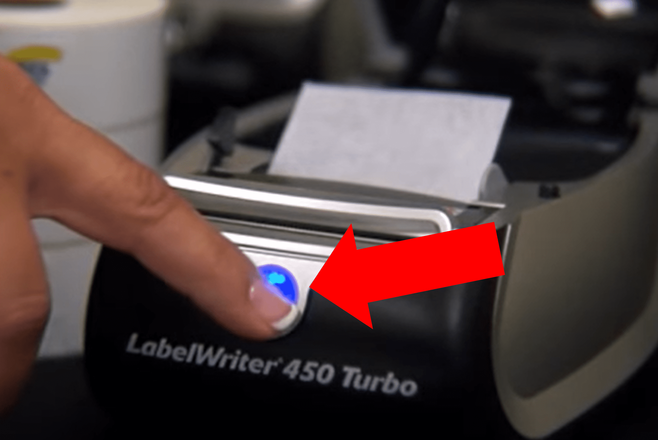 Dymo printing blank labels - clean the sensor