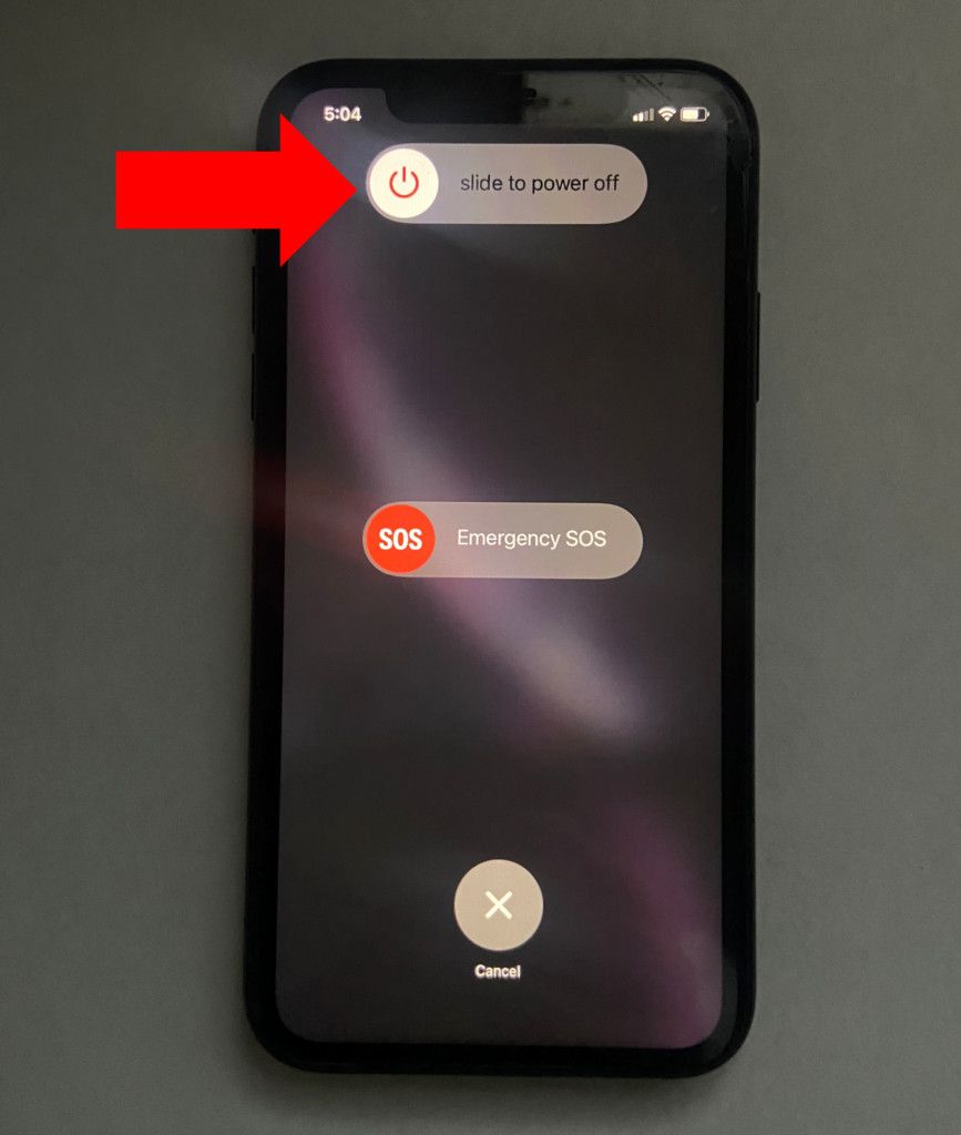 iPhone Can't Hear Caller Unless On Speaker - restart iPhone