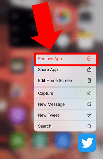 How to remove an iOS application