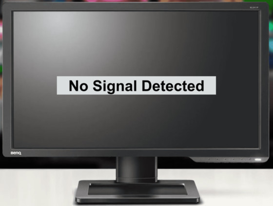 BenQ monitor no signal detected