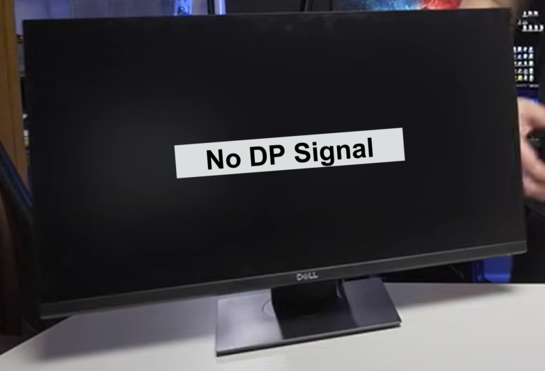 No DP signal from your Device dell monitor