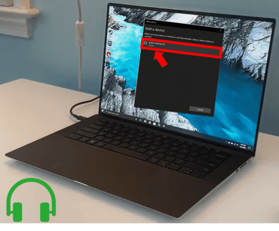 How to connect AirPods to Dell laptop
