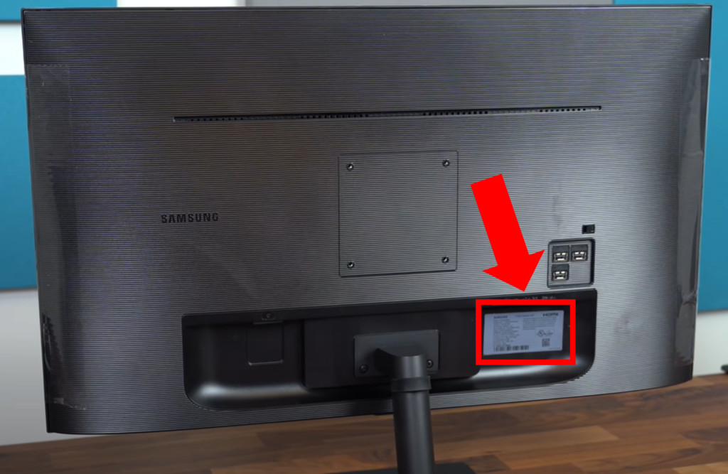 Samsung monitor model number