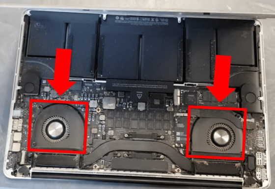 How to clean MacBook Pro fan