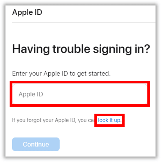 Forgot Apple ID and/or password