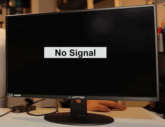 Sceptre monitor no signal