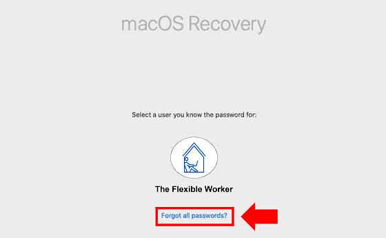 MacOS Recovery Forgot all passwords