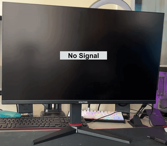 Viotek monitor no signal