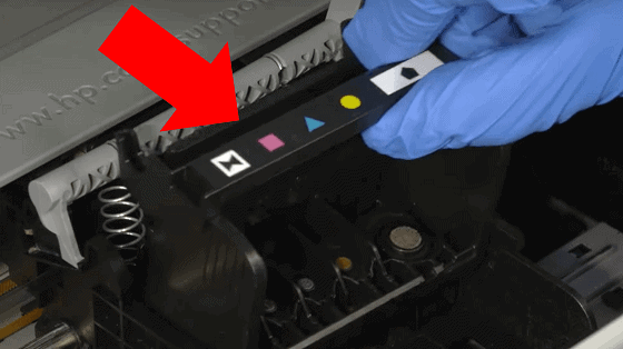 How to clean HP printhead