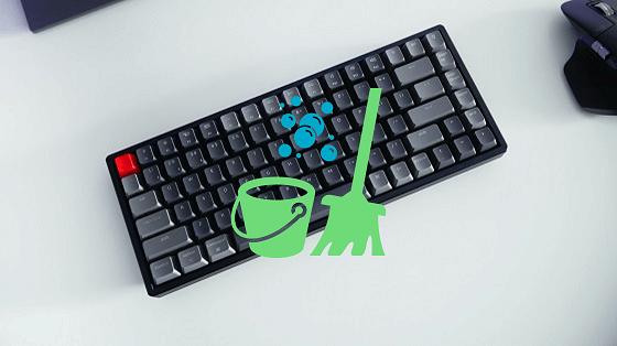 How to clean greasy keyboard