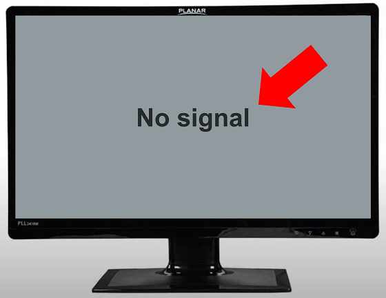 Planar monitor no signal