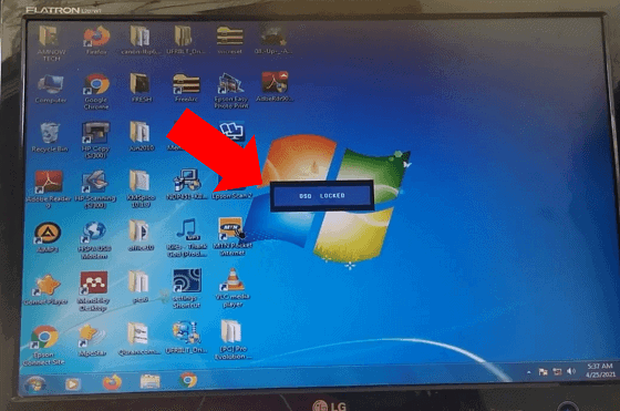Enable OSD lock on LG monitor