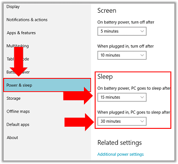 Delay or disable Sleep Mode in Power & sleep settings on Windows.