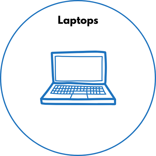 "Laptops" category homepage image